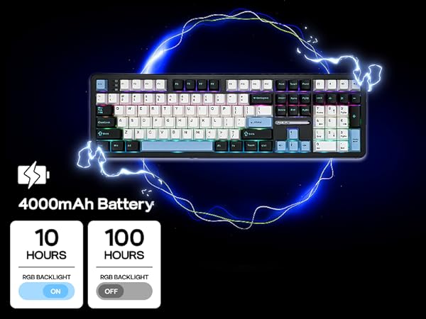 AULA F108 Wireless Gaming Keyboard