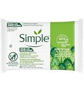 Simple Kind to Skin Cleansing Wipes Micellar Gentle and Effective Makeup Remover Free from color ...