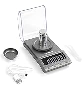 Digital Milligram Scale, 100g x 0.001g NEWACALOX Reloading High Precision Jewelry Scale,Portable ...