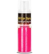 Go Ho Hair and Body Glitter Spray, Festival Glitter UV Glow Effect Glitter Powder Makeup for Hair...