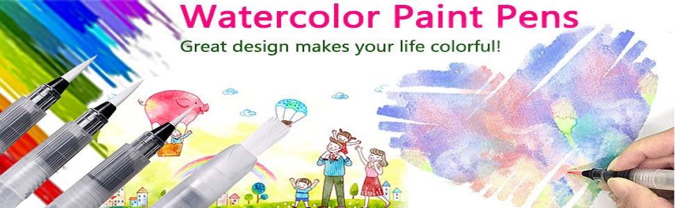 Water Color Brush Pen Set