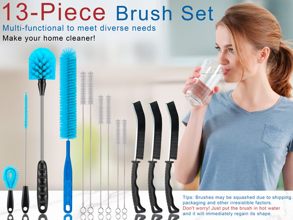 Bottle Brush Cleaning Brush Crevice Cleaning Brush Straw Cleaner Brush