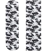 ZUEXT Skateboard Grip Tape 9" x 33", 2Pack Gray Camo Waterproof Longboard Grip Tape, Bubble Free ...