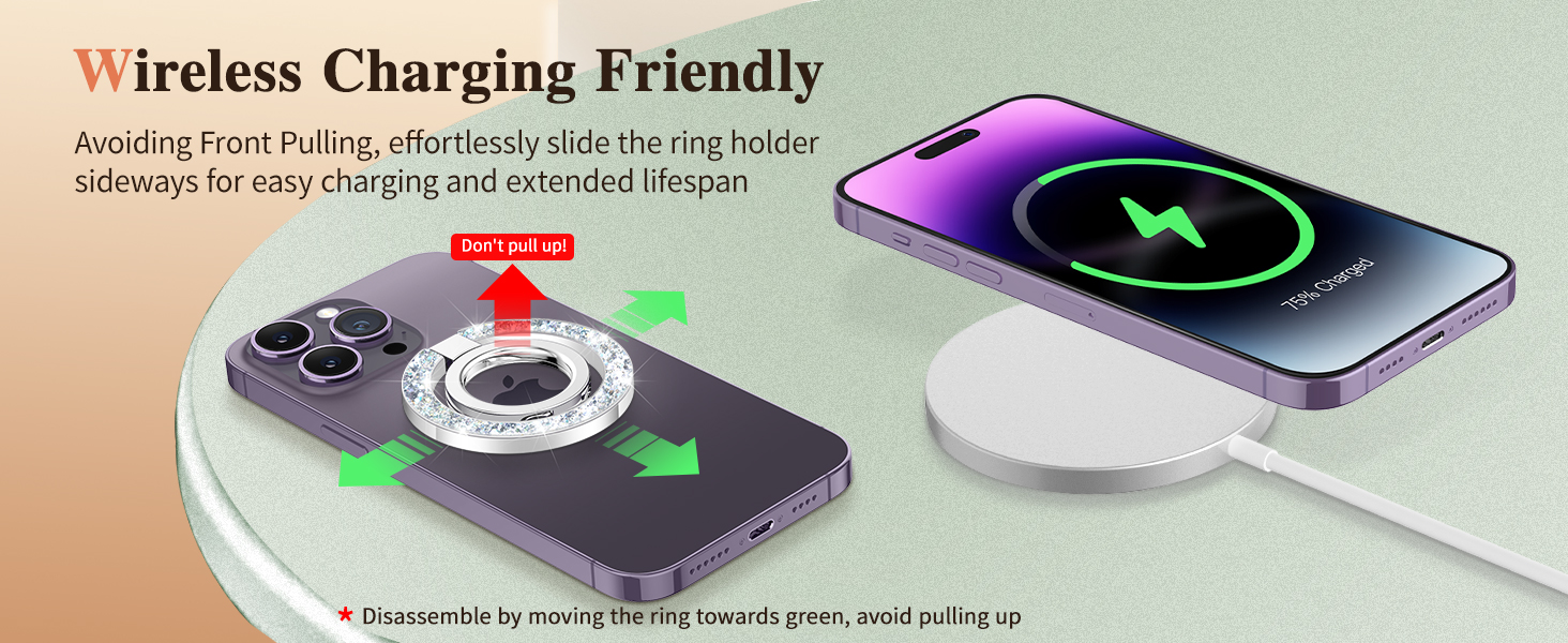 magnetic phone ring holder