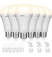 Ostwiki Rechargeable Light Bulbs, 1200mAh Led Battery Backup Bulb for Lamps 6 Pack Emergency Ligh...