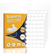 Vimiroo Double Sided Sticky Tack – 350pcs Easy to Peel Sticky Dots Clear Removable Poster Putty f...