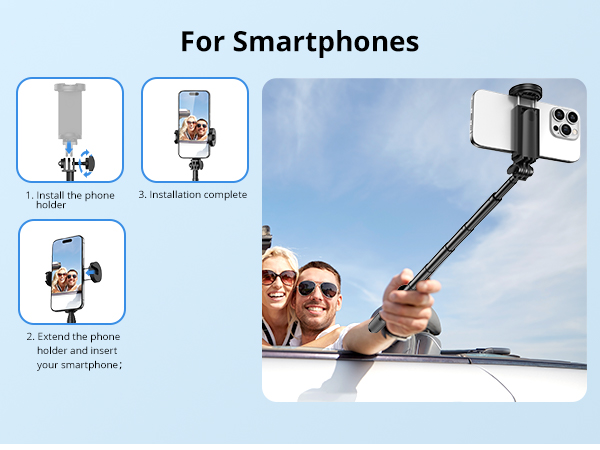 63 phone tripod