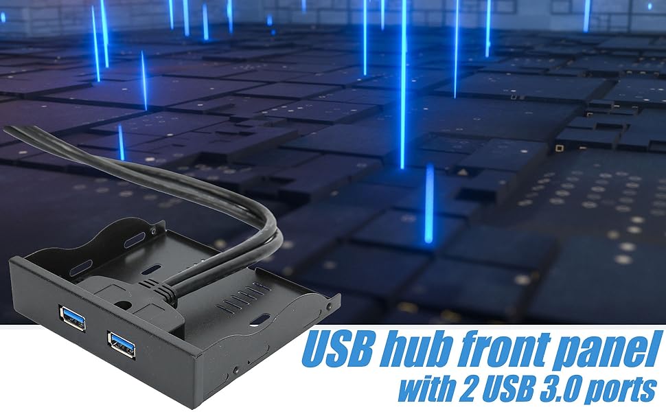 USB HUB Front Panel with 2 USB 3.0 Ports