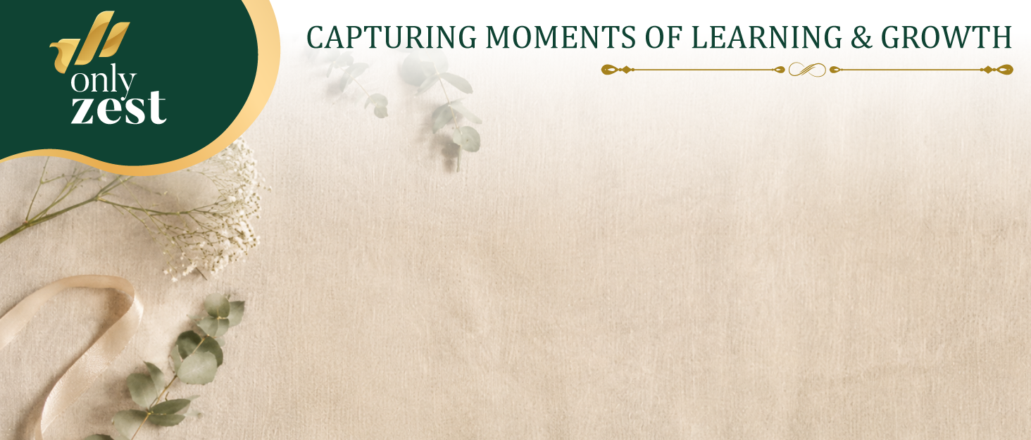 Only Zest baby memory book for capturing learning and growth milestones.
