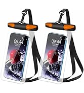 Heliosea Waterproof Phone Pouch, Waterproof Phone Case with Lanyard for iPhone, Samsung, IPX8 Cel...