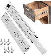 ToBeGreat 1 Pair Side Mount Drawer Slides Rails 14 Inch 100 LB Load Capacity, Full Extension Ball...