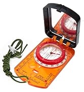 Sportneer Compass Hiking Survival Compass with Mirror Orienteering Compass Boy Scout Compass for ...