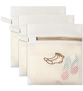3 Pack Sock Laundry bags by MDSXO- Small Durable Lingerie Delicates Bag for Washing Machine for S...