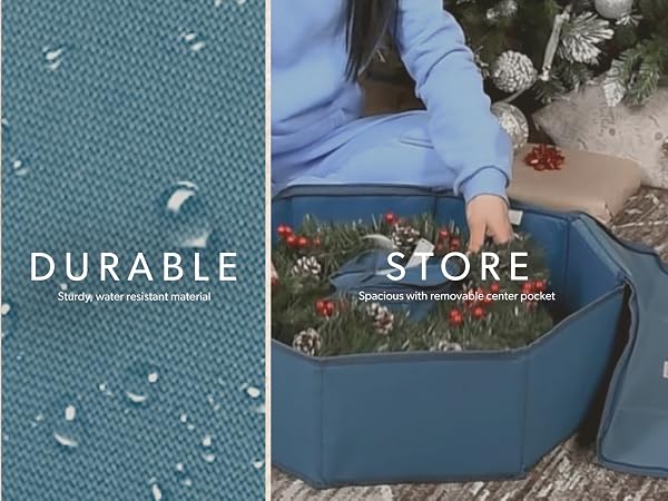 Water resistant with a removable center pocket