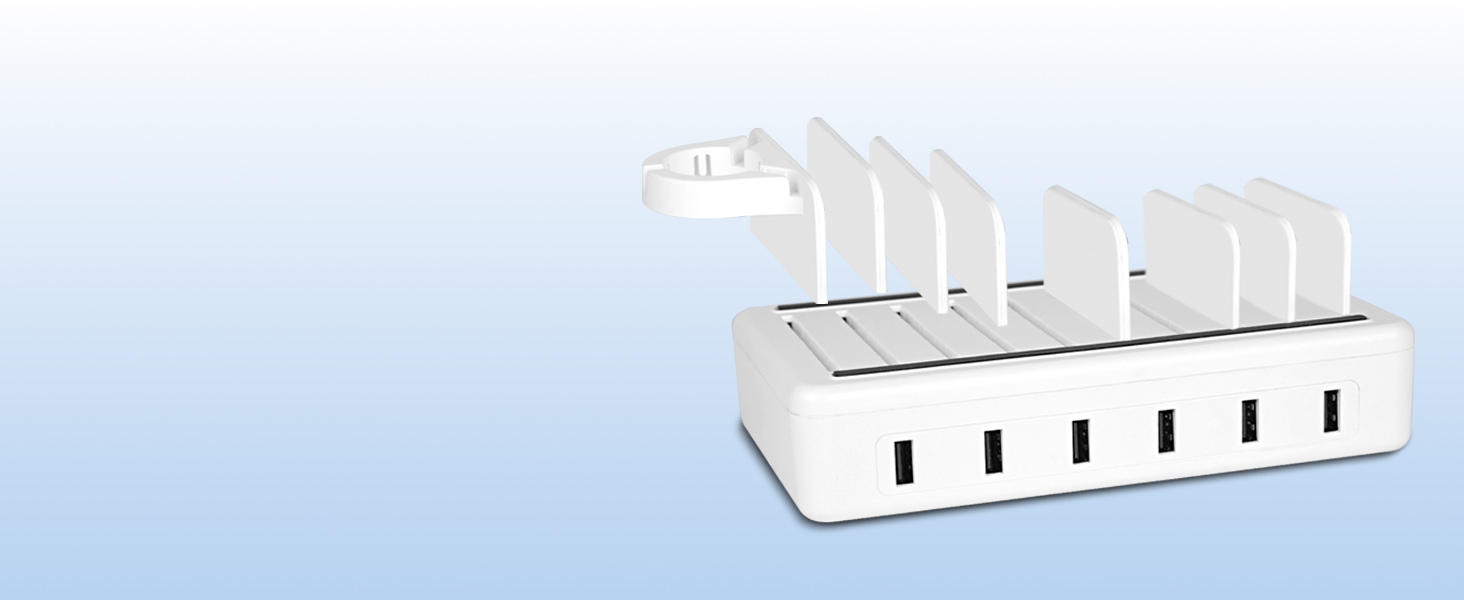 charging station with detachable dividers