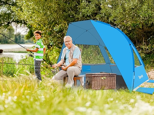 beach sun cover tent