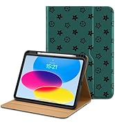 VIKESI Case for iPad A16 11-inch 2025 and iPad 10th Generation 10.9 Inch 2022, Leather Smart Foli...