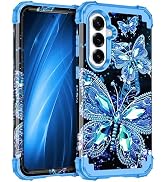 Miqala for Galaxy S26 Plus Case,Glow in The Dark Three Layer Heavy Duty Shockproof Protection Har...