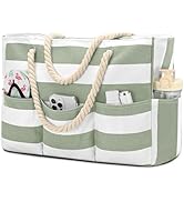 oscaurt Beach Bags for Women Waterproof Sandproof Large Beach Tote Bag Canvas Swim Pool Bag with ...
