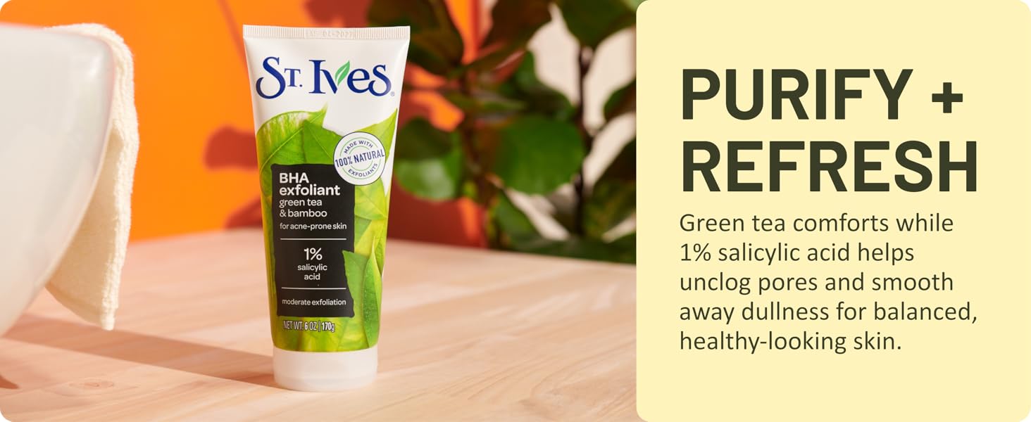 BHA Green Tea Face Scrub