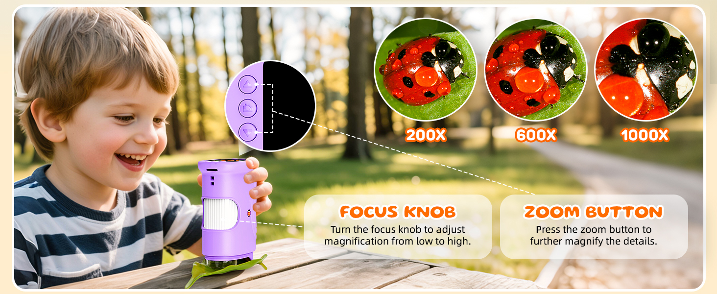 Handheld Digital Microscope for Kids
