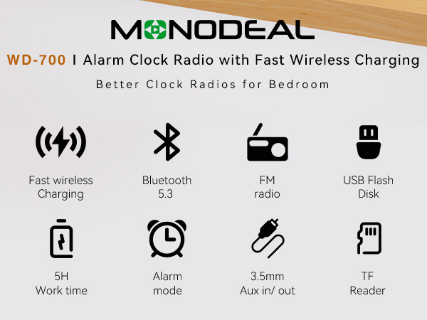 clock radios for bedroom