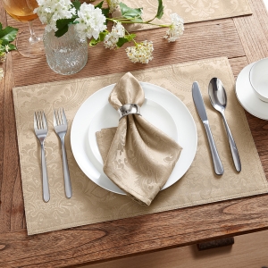 colored tablecoth linen gothic formal taupe silver shape easter manteles de mesa elegantes