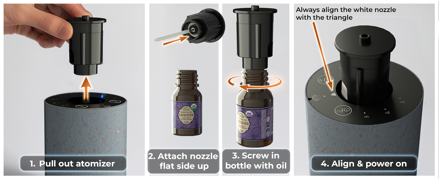Cooper Bliss Smart Diffuser – easy to use with atomizer, oil bottle, and adjustable settings