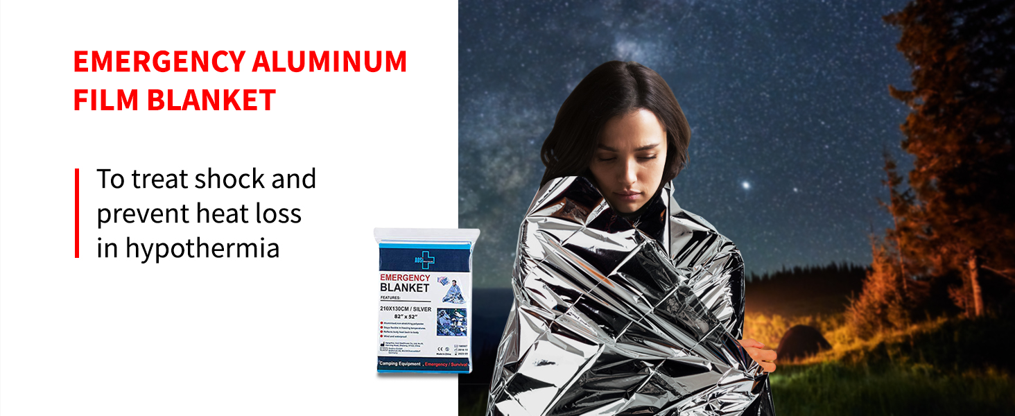 First Aid Kit - 100 Piece - Small First Aid Safety Kits for Camping