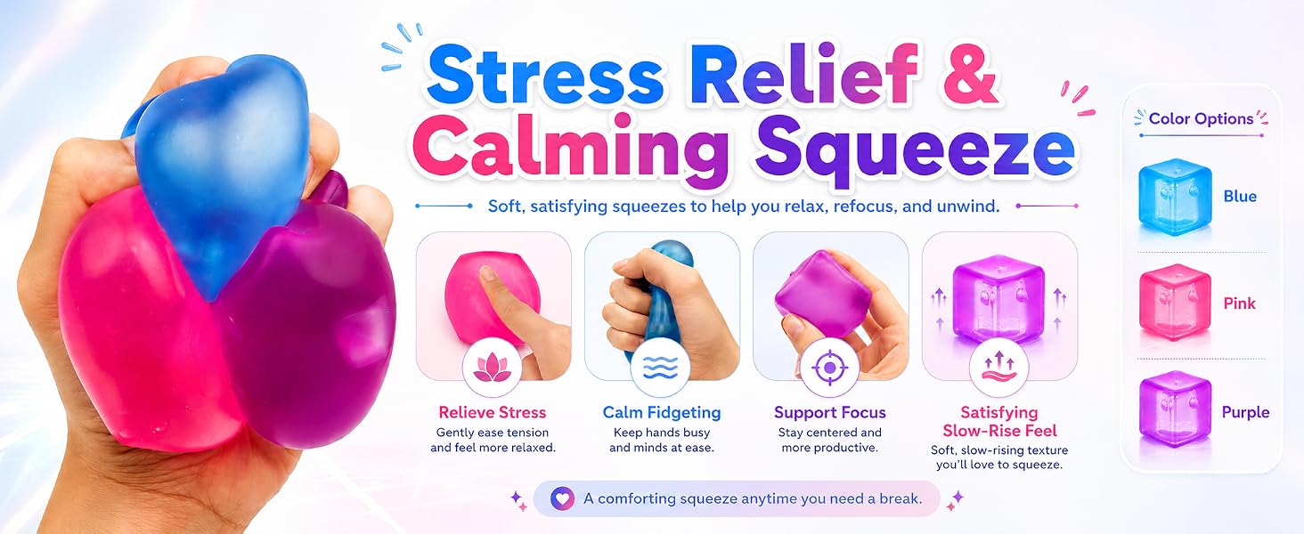 stress cube squishy ice cube squishy stress ball squeeze cube