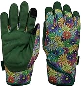 MSUPSAV Gardening Gloves for Weeding,Synthetic Leather Garden Glove for Digging, Planting,Pruning...