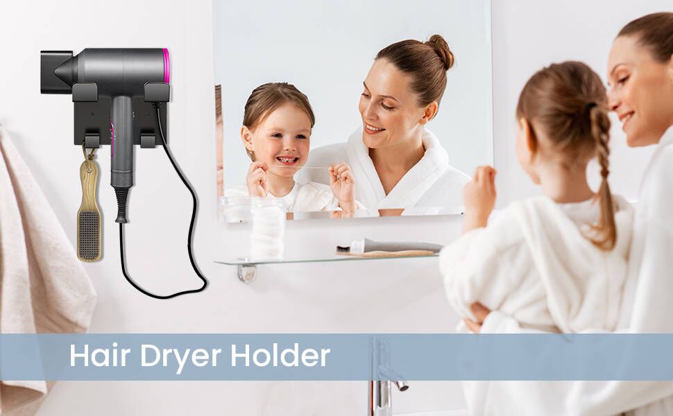 dyson hair dryer holder