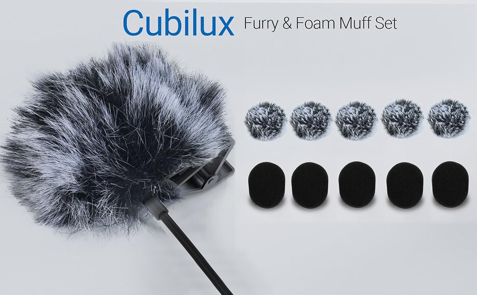 Cubilux Microphone Muffs Set