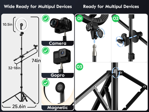 tripod with ring light