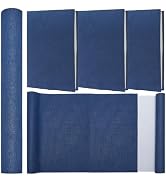 CRASPIRE 51 x 11.8 Linen Book Cloth Sailor Blue for A4-A8 Book Binding Fabric Surface Paper Backe...