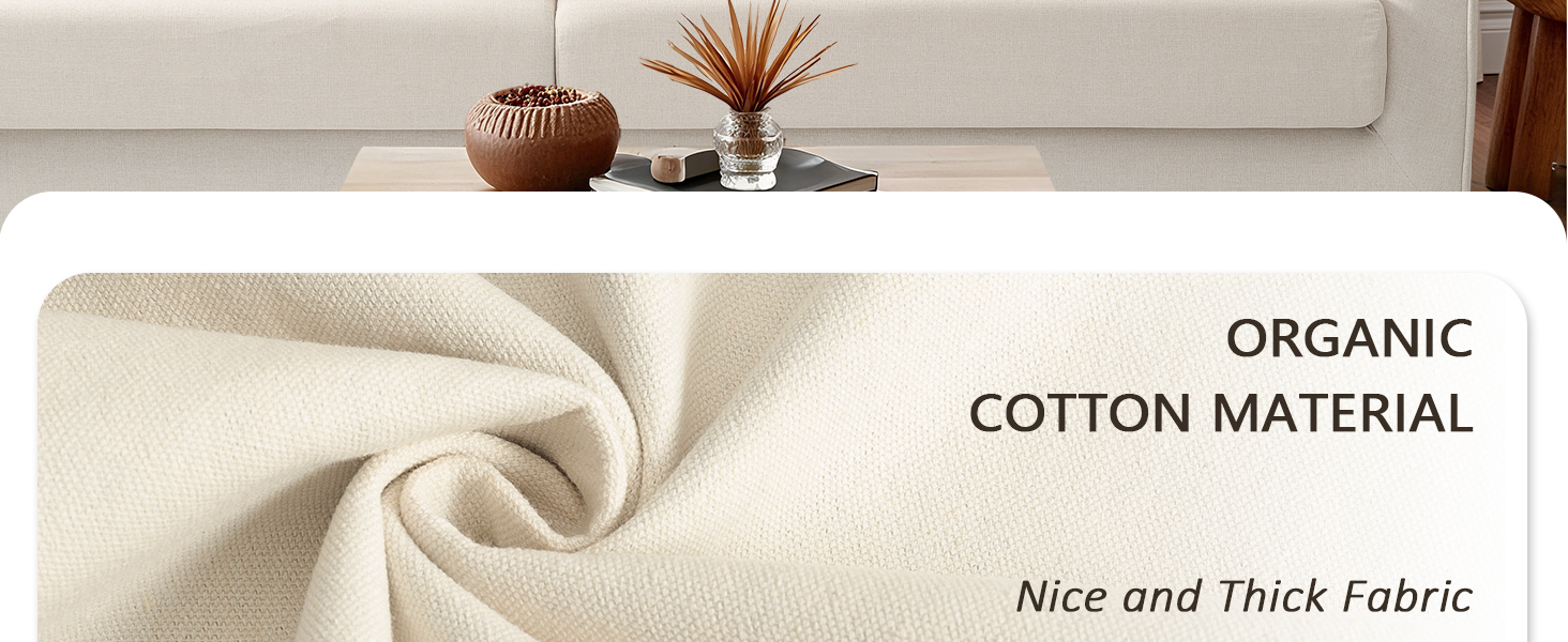 cotton pillow covers 18x18