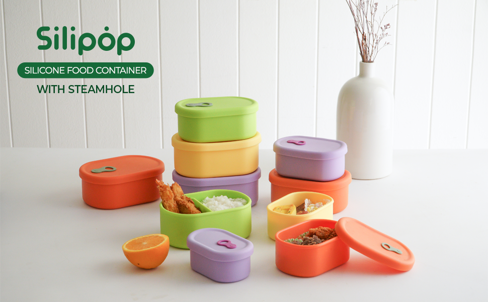 Silipop Silicone Food Containers