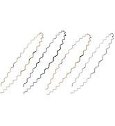 L. Erickson Metal Wave Headband 4-Pack - Gold/Silver/Rose Gold/Gunmetal