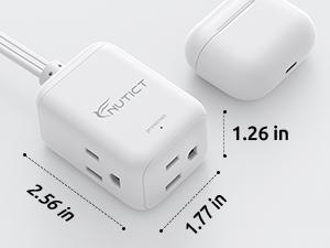 compact size extension cord