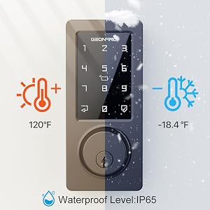 Keyless Entry Door Lock Electronic Keypad Bluetooth SmartKey Security Passcode Smart Deadbolt Home