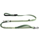 KUBEMUEG Hands Free Dog Leash for Large Medium Dogs Heavy Duty Bungee Reflective Adjustable Waist...