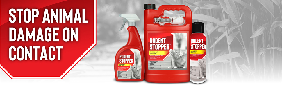 Rodent Stopper stops animal damage on contact