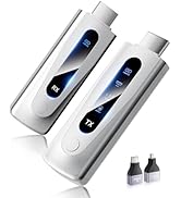 2025 Upgraded Wireless HDMI Transmitter and Receiver 328FT/100M, LED Display, 4K Decode 1080P@60H...