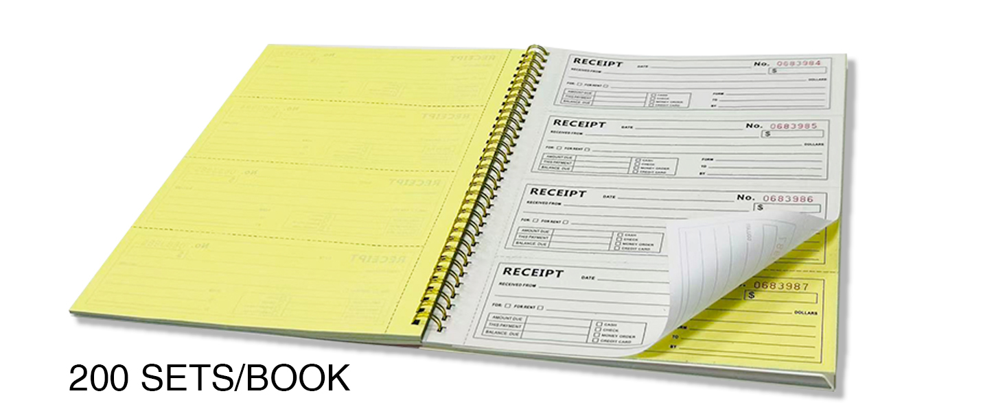 receipt book