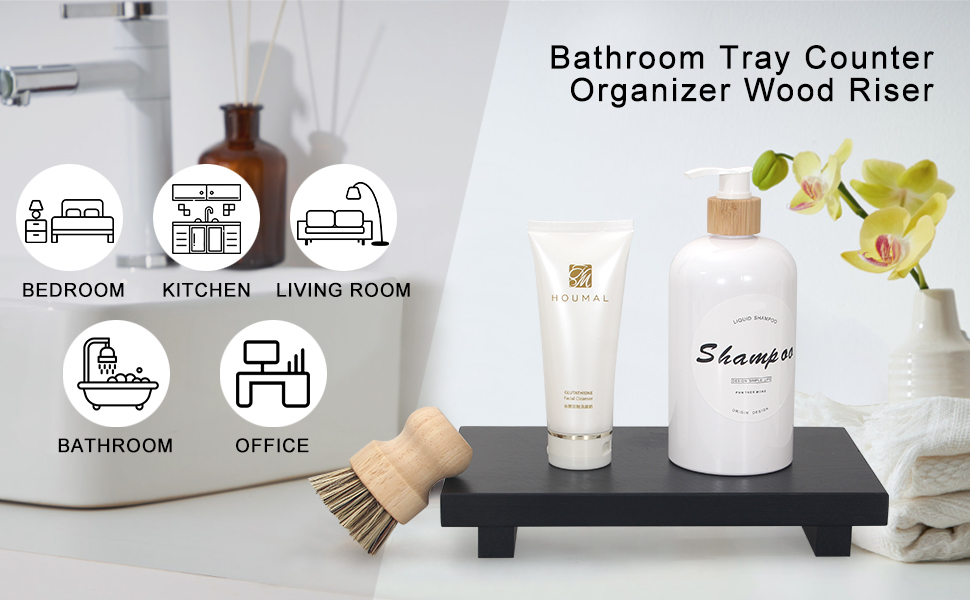 barthroom tray decor