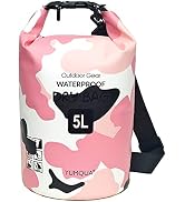 YUMQUA Waterproof Dry Bag Backpack 5L/10L/20L/30L/40L, Roll Top Floating Waterproof Storage Bags ...