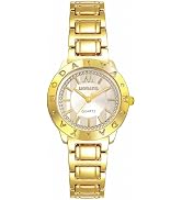 Avaner Women's Bracelet Wrist Watches: Ladies Rhinestones Gold Silver Elegant Stainless Steel Ana...