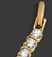 Gold Tennis Bracelets for Women 14K Plated Gold 4mm Cubic Zirconia Bracelets