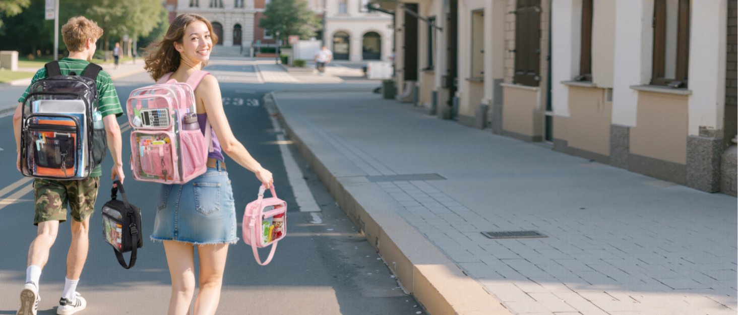 clear backpack