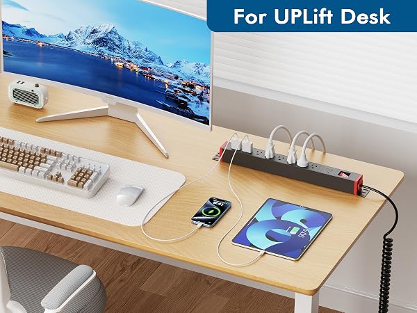 8 outlet power strip surge protector
